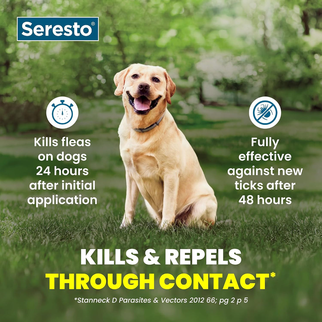 Seresto Flea & Tick Collar For Dogs Over 18 lbs.