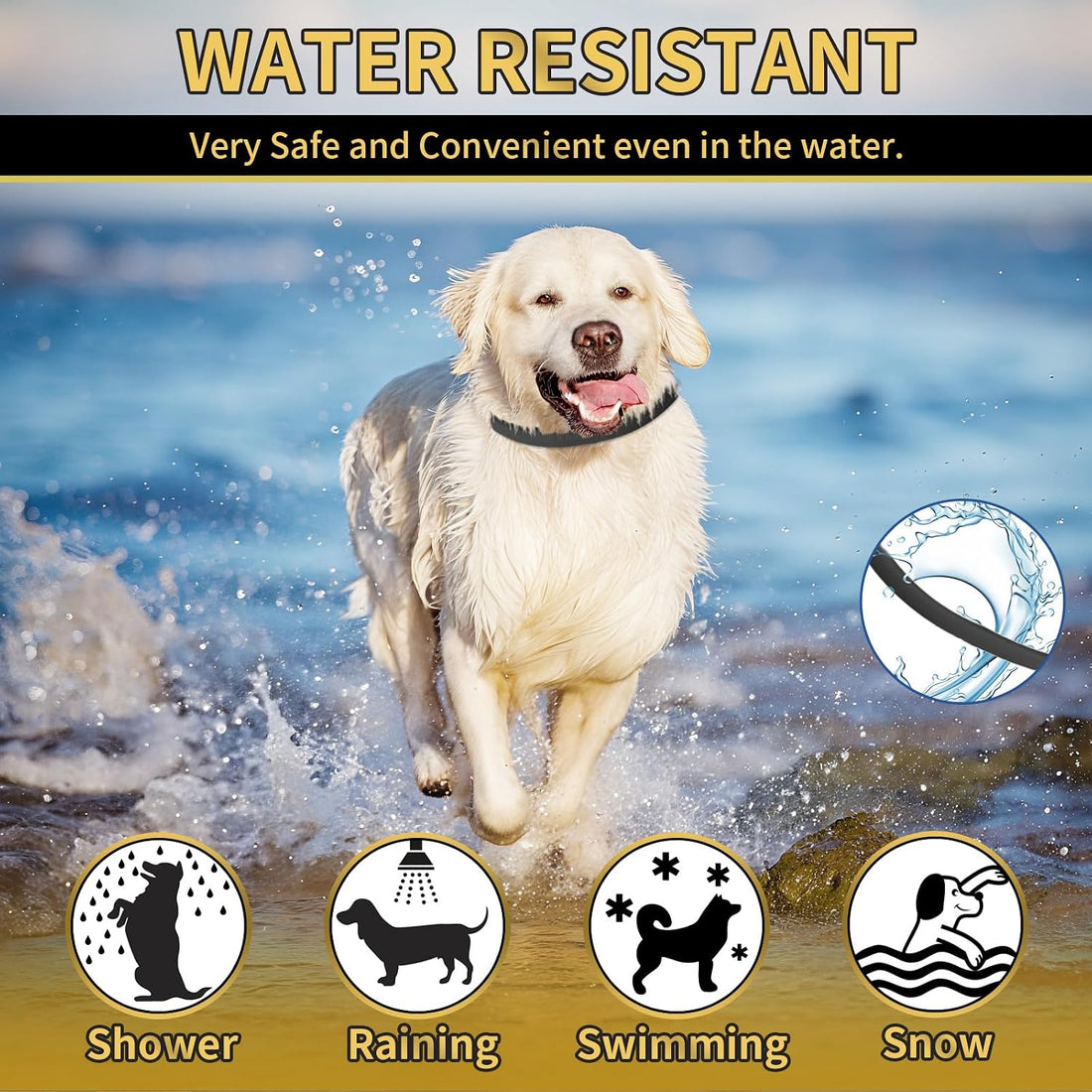 Lerqua Flea Collar for Dogs 4 Pack