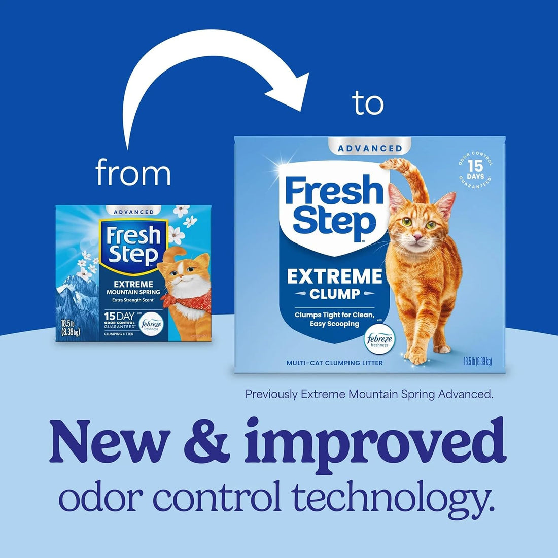 Fresh Step Advanced Extreme Clump Multi Cat Clumping Litter, 18.5 lb.