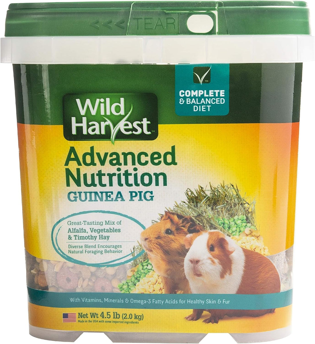 Wild Harvest Advanced Nutrition Guinea Pig Food, 8 lbs