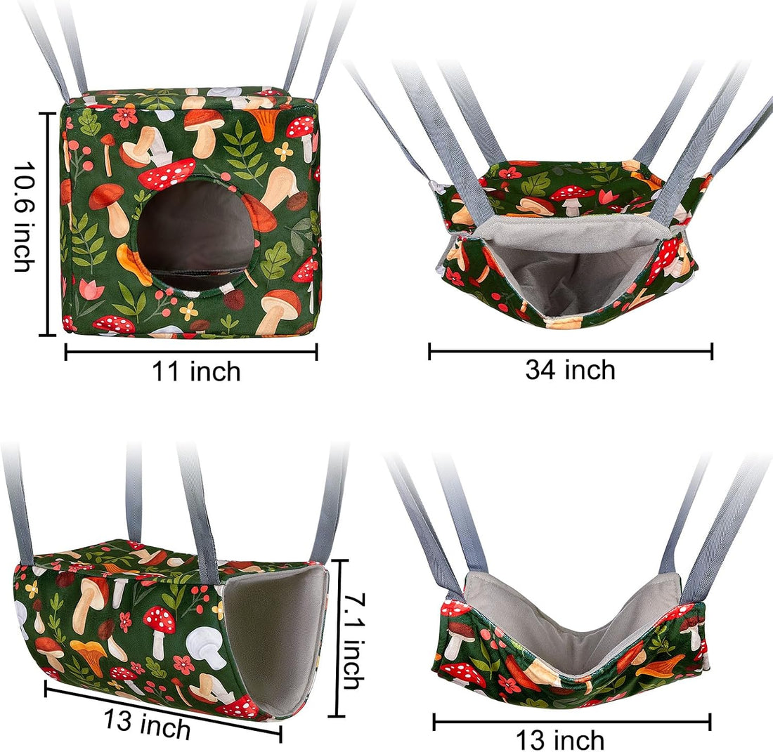 Glittme 4 Pack Cozy Ferret Hammock