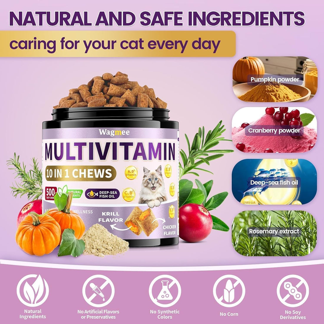 Taurine for Cats Vitamins Treats
