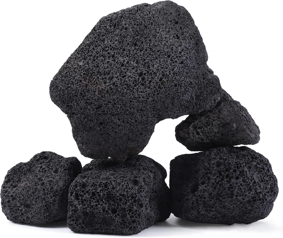 2.2-8.1 Inches Natural Black Lava Rock