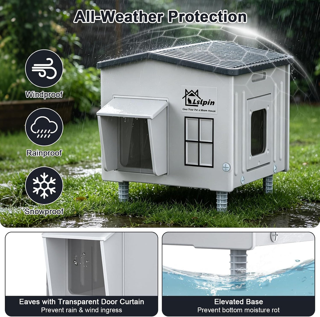Indestructible Heated Cat House for Outside