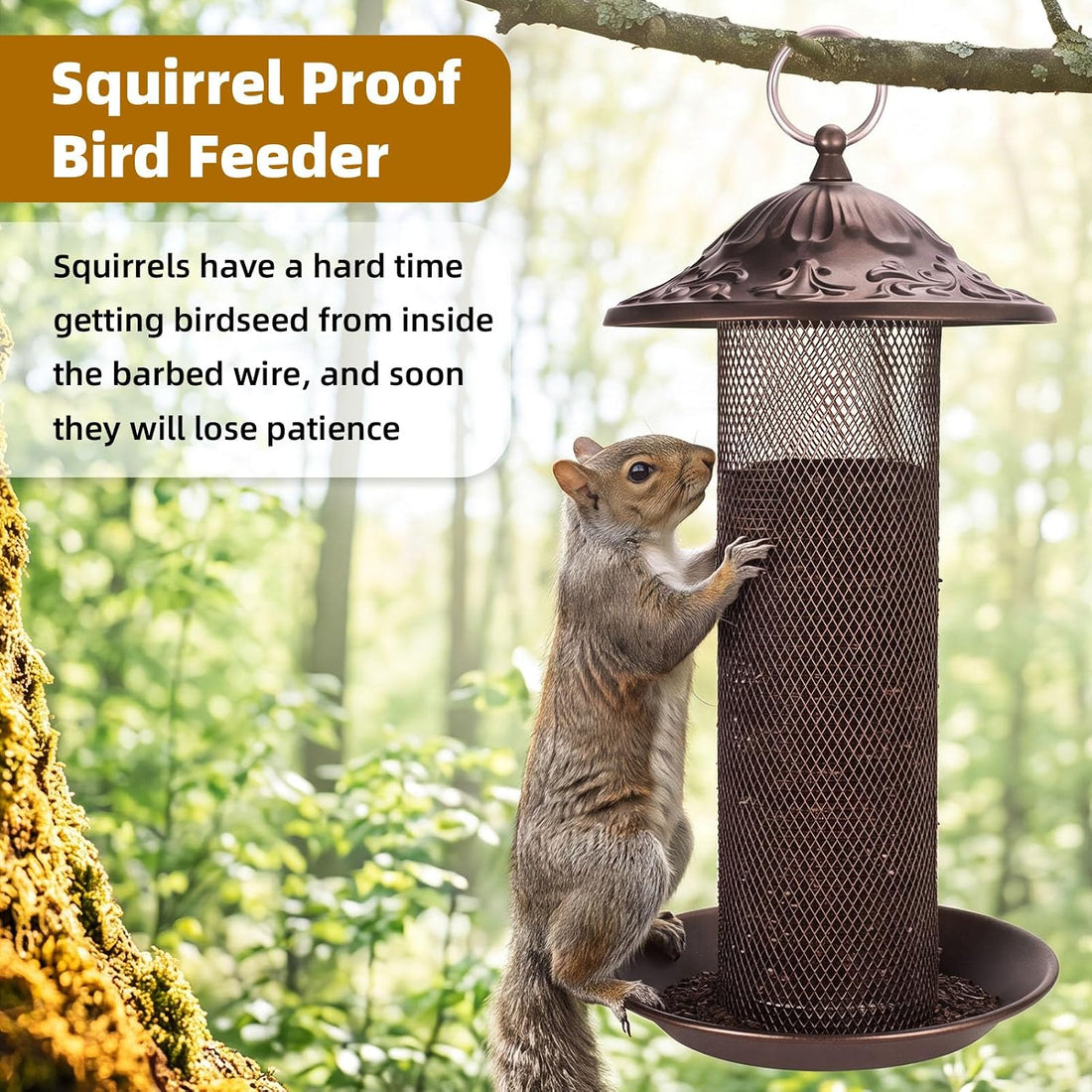 Nyjer/Thistle Seeds Wild Bird Feeder 2 Pack,All-Metal Material