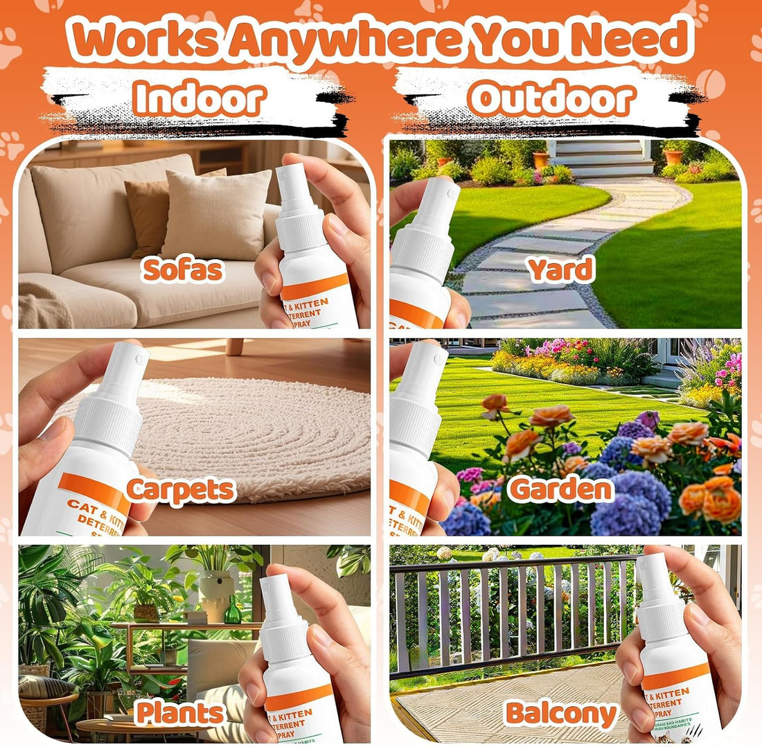Cat Spray Deterrent, Cat Deterrent Spray for Furniture Protection