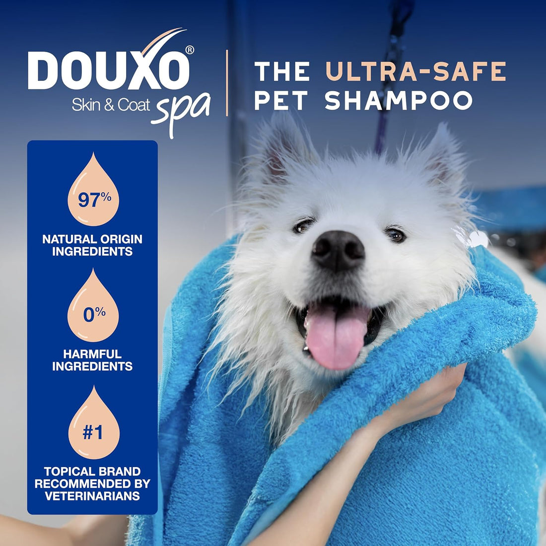 DOUXO SPA Shed Control Dog Shampoo, 16 fl oz