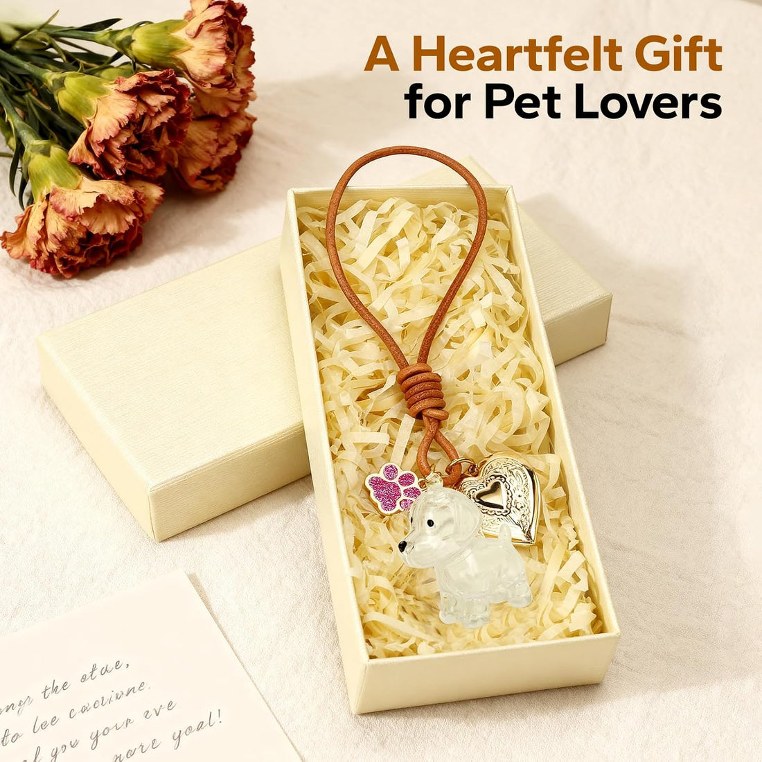 Forever Pup Dog Hair Keychain, Pet Fur Keepsake, Dog Fur Keepsake