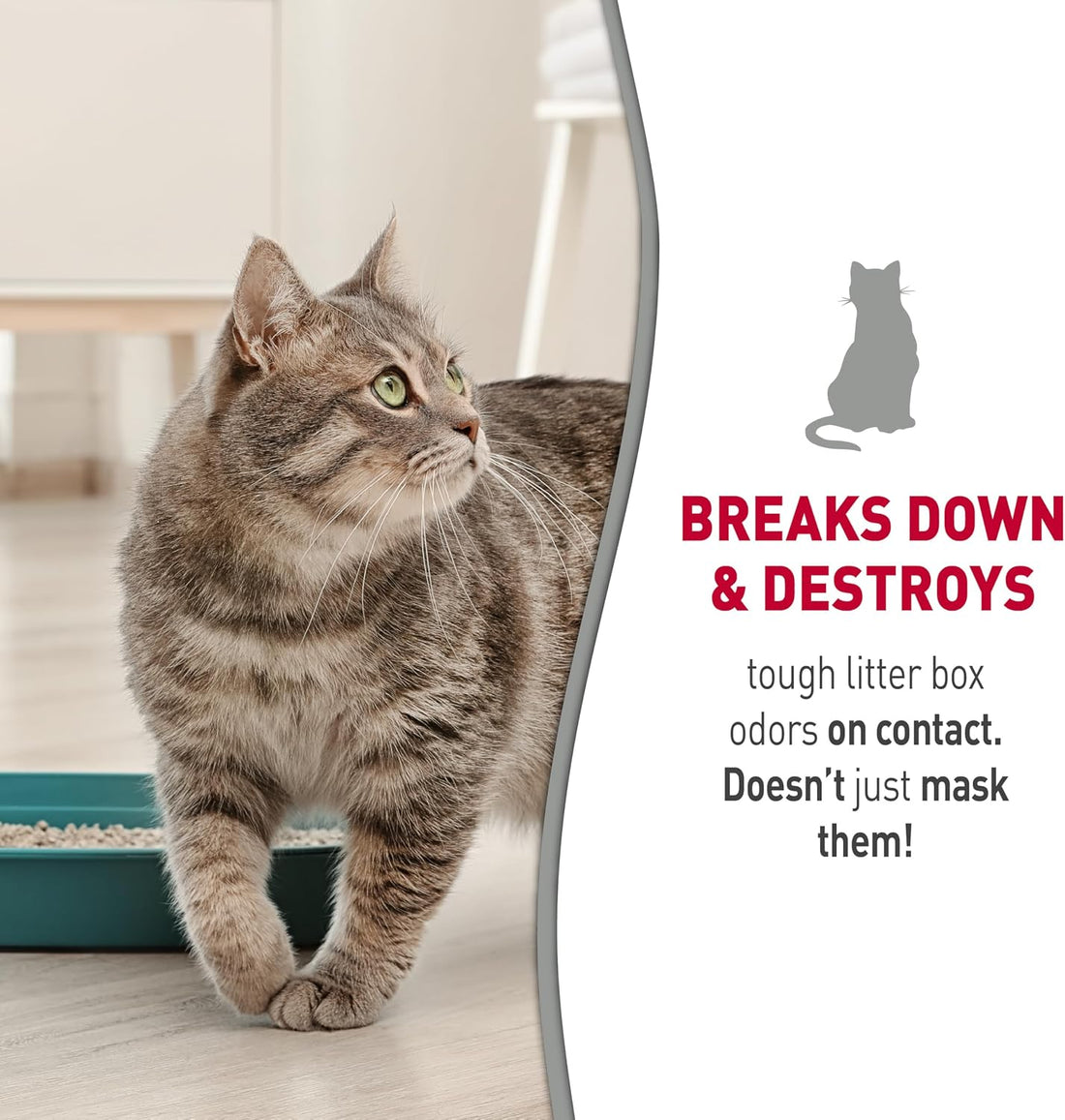 Nature's Miracle Cat Litter Box Cleaner Foam, Enzymatic Formula