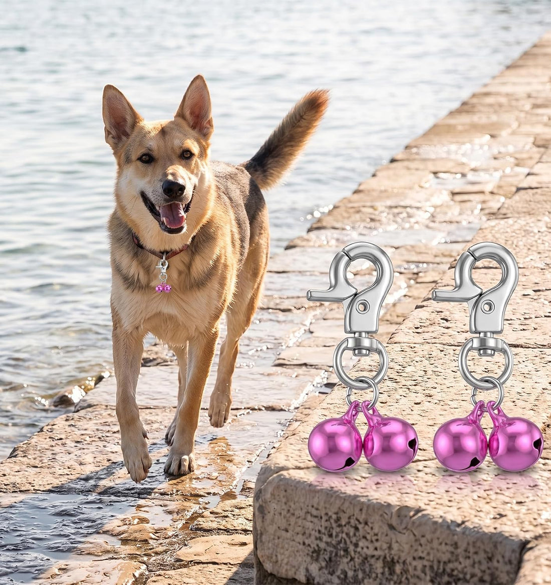 2Pcs Cat Bell, Cat Bells for Collar Loud for Small Dogs