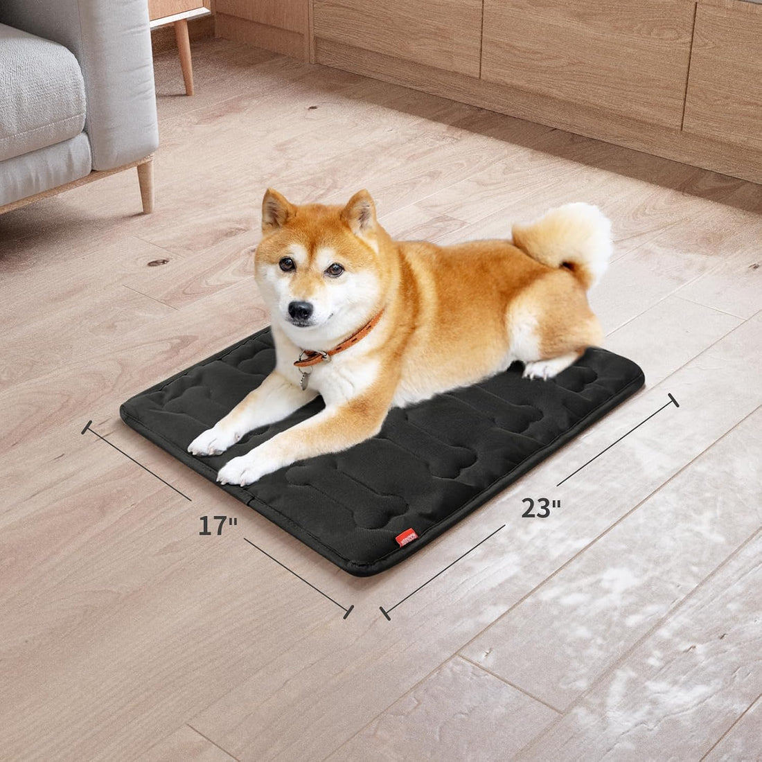 Chew Proof Dog Crate Pad, Dog Bed for Aggressive Chewers
