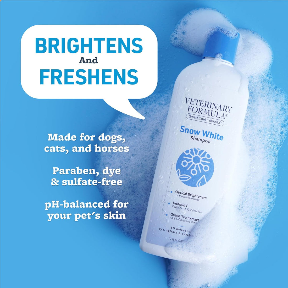 Veterinary Formula Smart Coat Whitening & Stain Remover Pet Shampoo