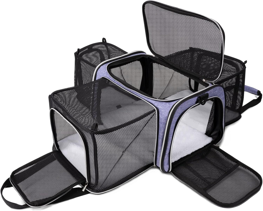 BAGLHER Cat Carrier Bag,Airline Approved Pet Carrier Soft Side Pet