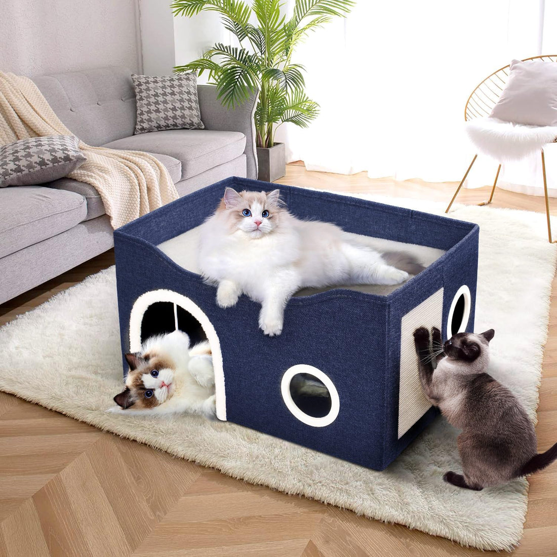 Heeyoo Cat House for Indoor Cats