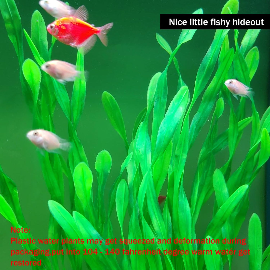 25.98 Inch Tall Aquarium Plants – 2 Pcs Fish Tank Plants Plastic