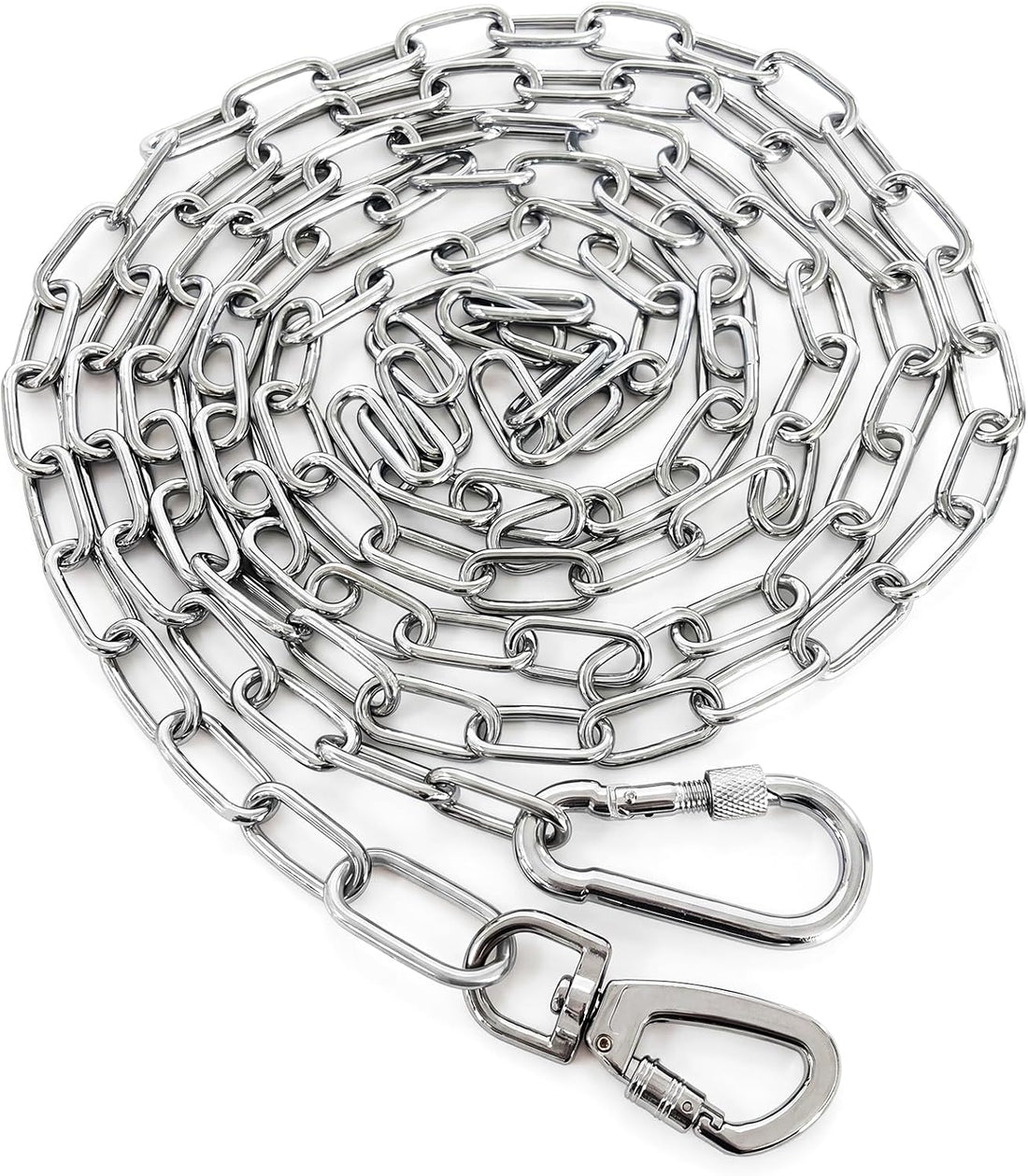 Heavy Duty Dog Chain for Yard-15FT Metal Dog Chain Leash Chew