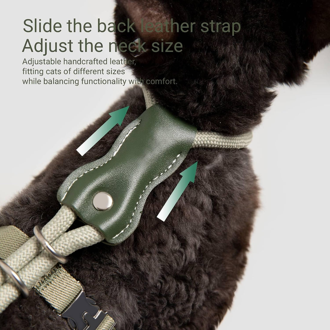 H-style Escape Proof Cat Harness and Leash Set