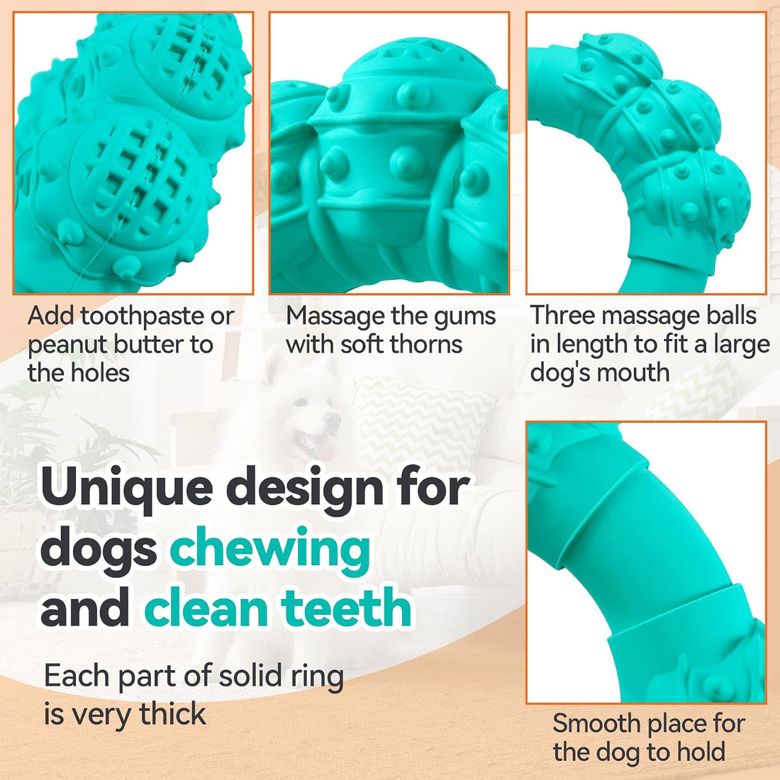 Indestructible Dog Chews - Super Duty Chew Toys for Aggressive Dogs