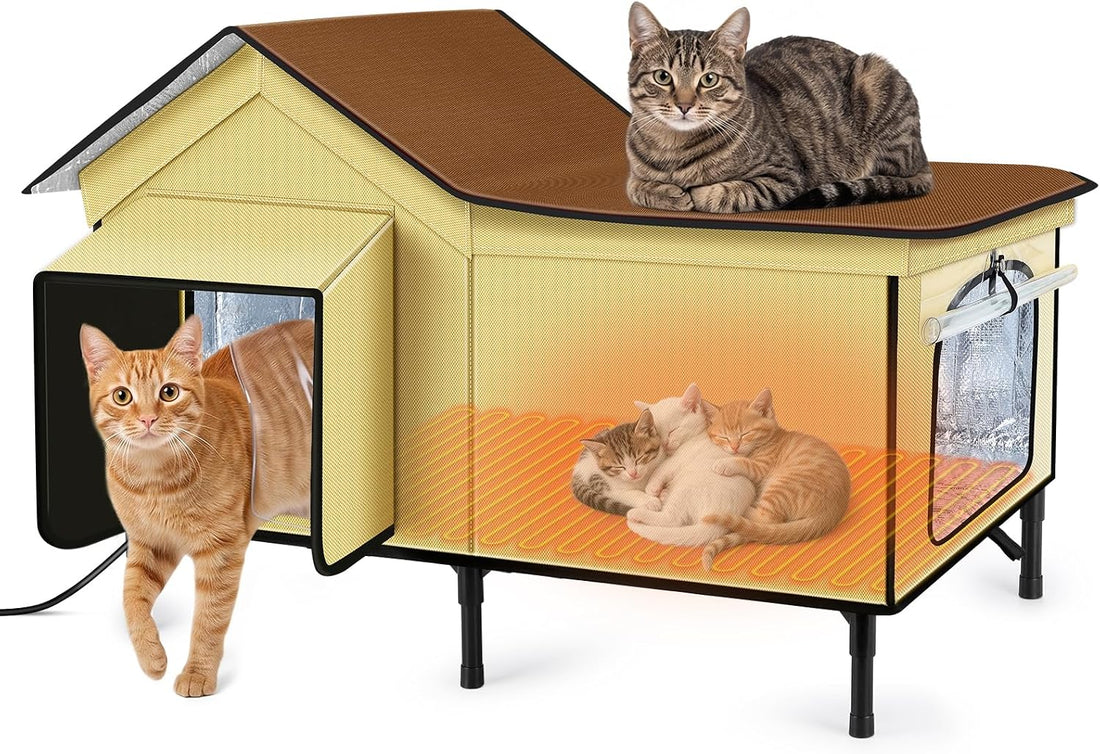 Heated Cat House for Outside
