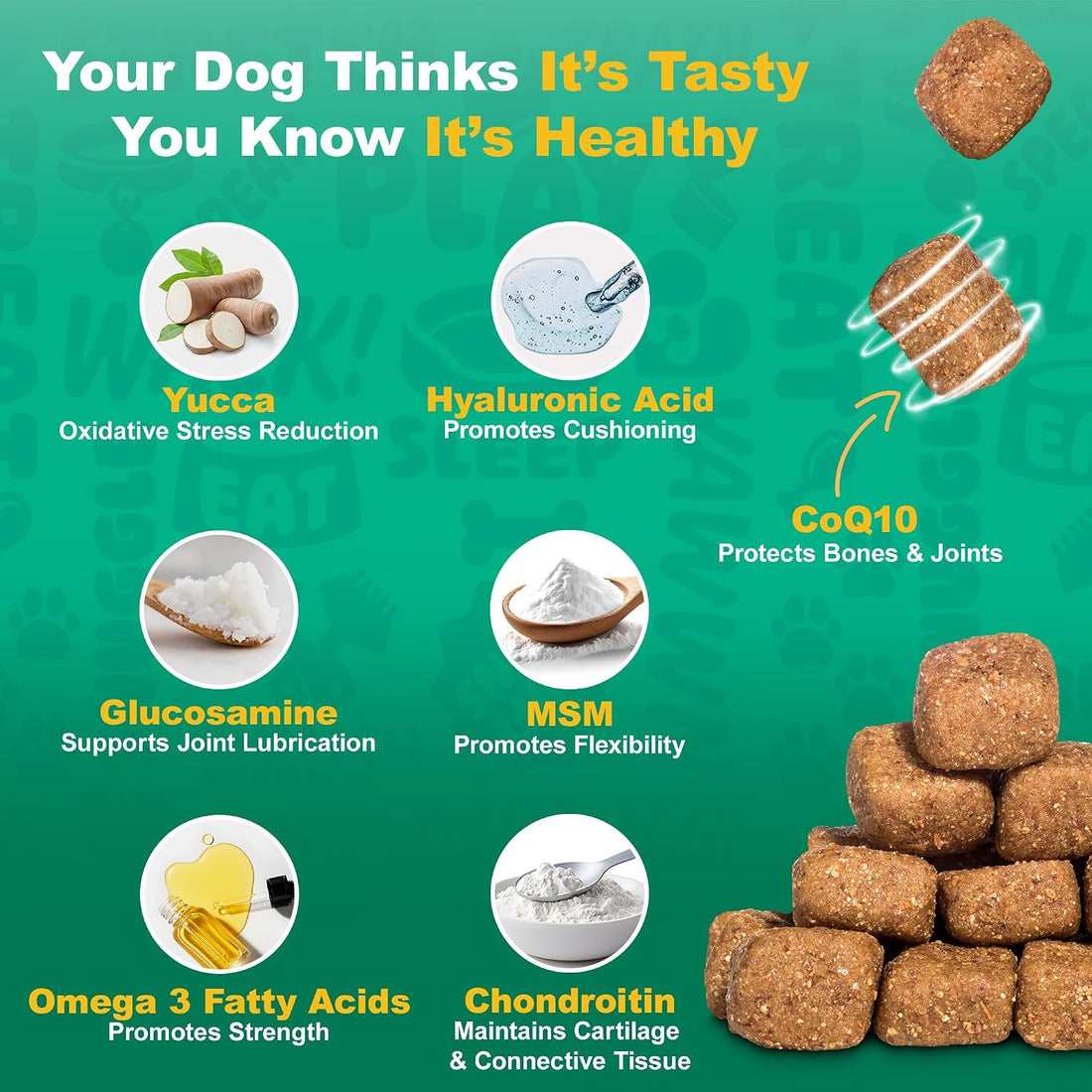 Doggie Dailies, Hip and Joint Supplement for Dogs