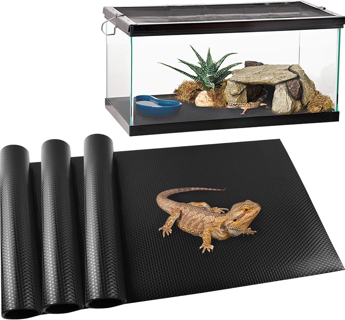 Reptile Carpet,18"×36",2 PCS Natural Coconut Fiber Liner Flooring
