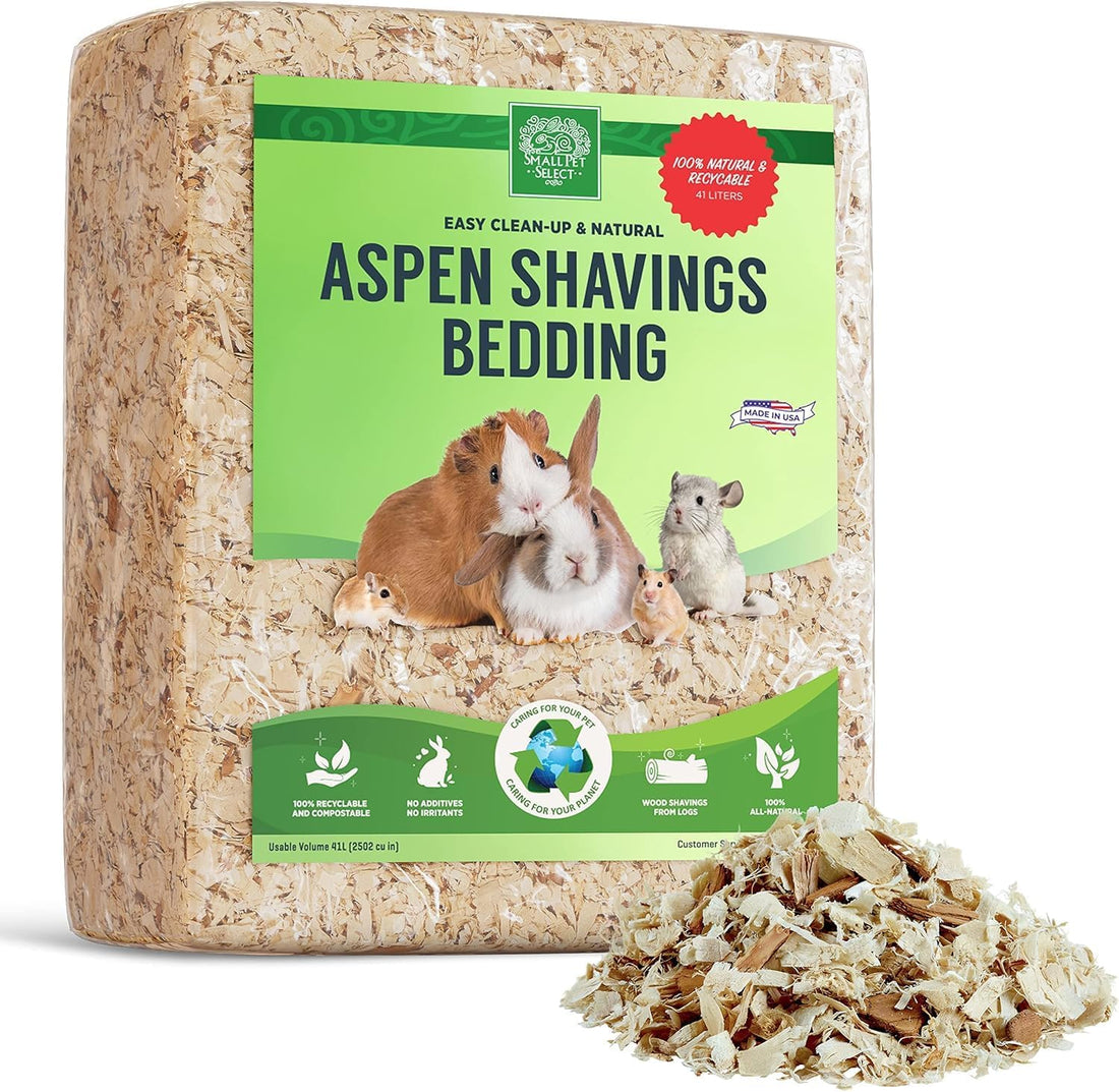 Small Pet Select Premium Aspen Bedding, Rabbit & Guinea Pig, 141 L