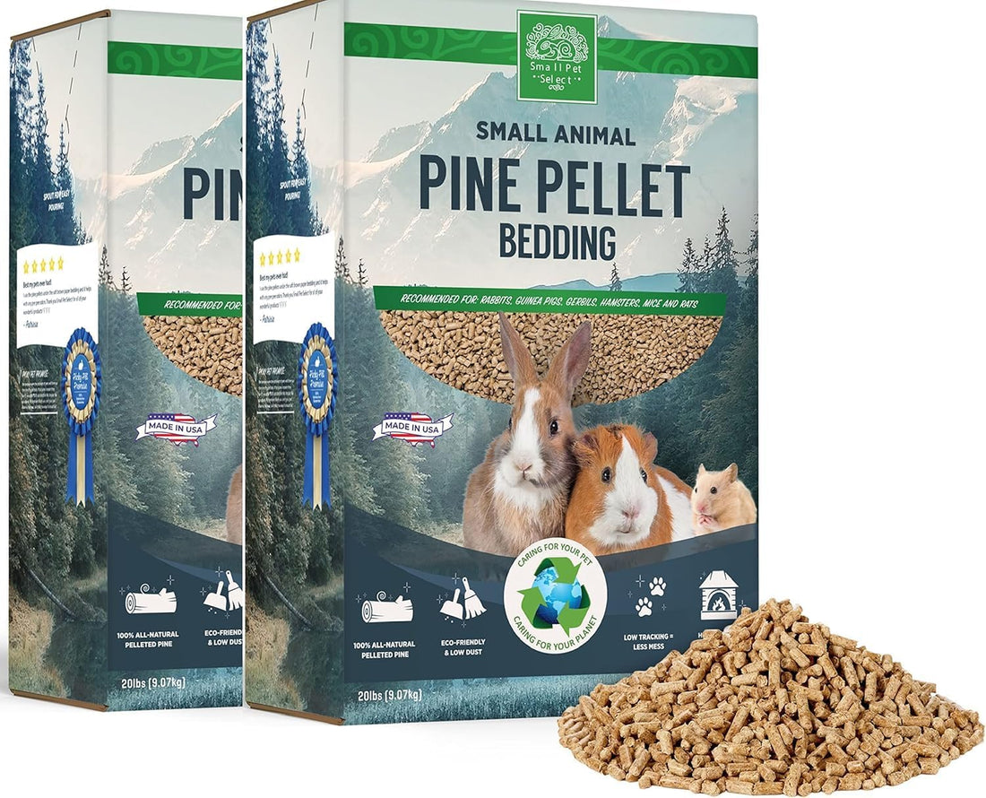 Small Pet Select Pine Pellet Bedding for Rabbits & Guinea Pigs, 20 lb