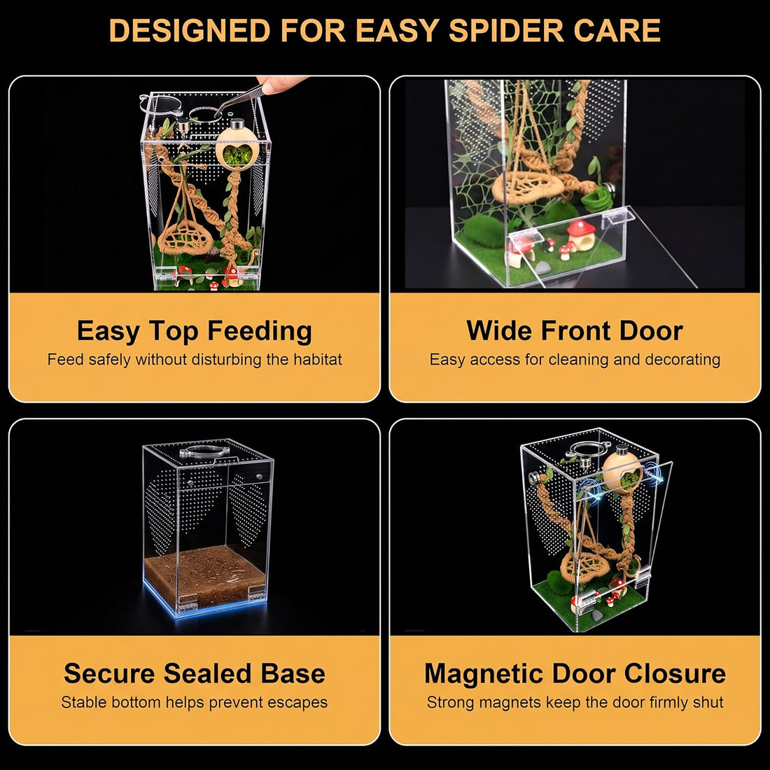 Jumping Spider Enclosure Kit