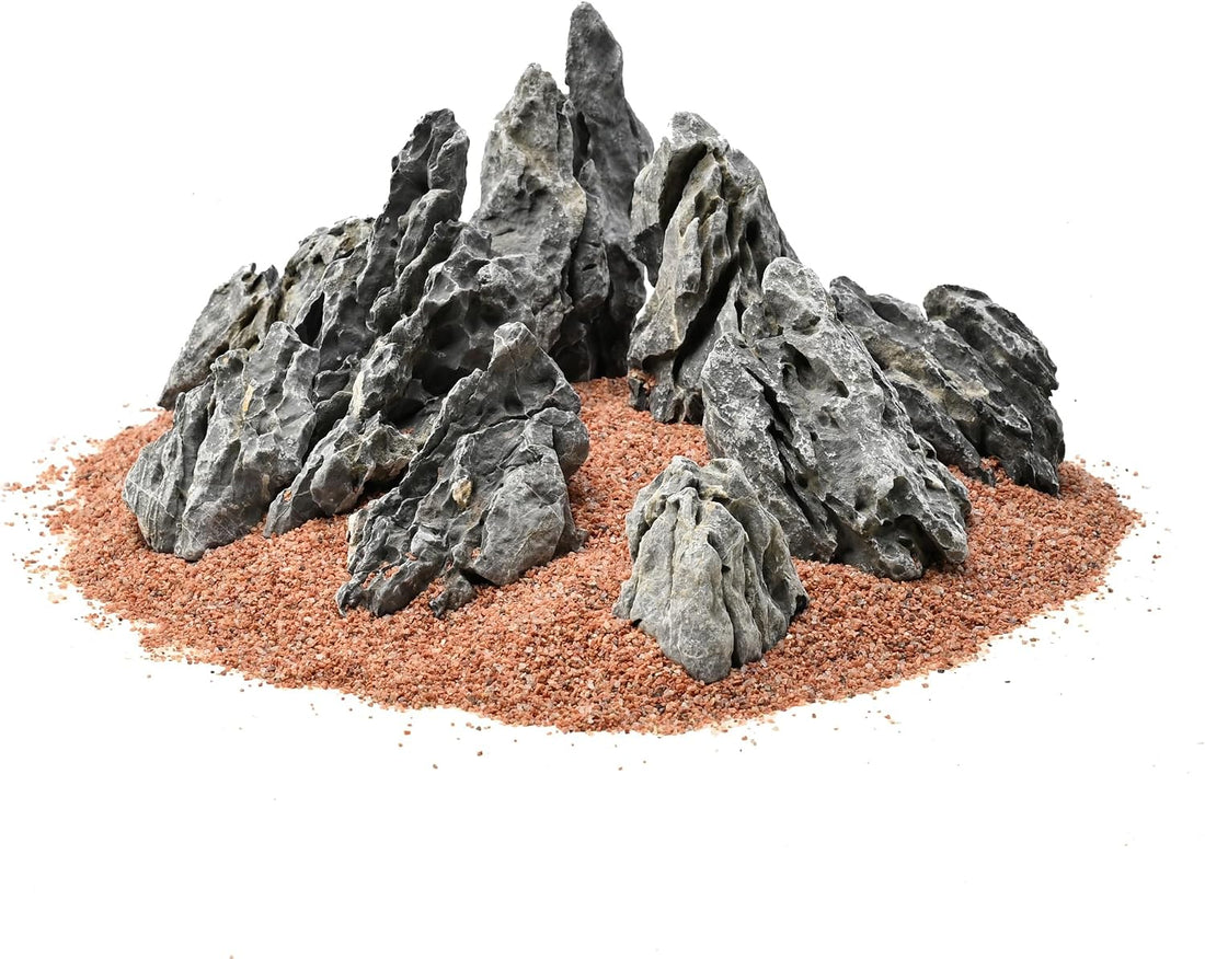 Natural Slate Stone 2-3 in 1LB Terrarium Rock for Miniature