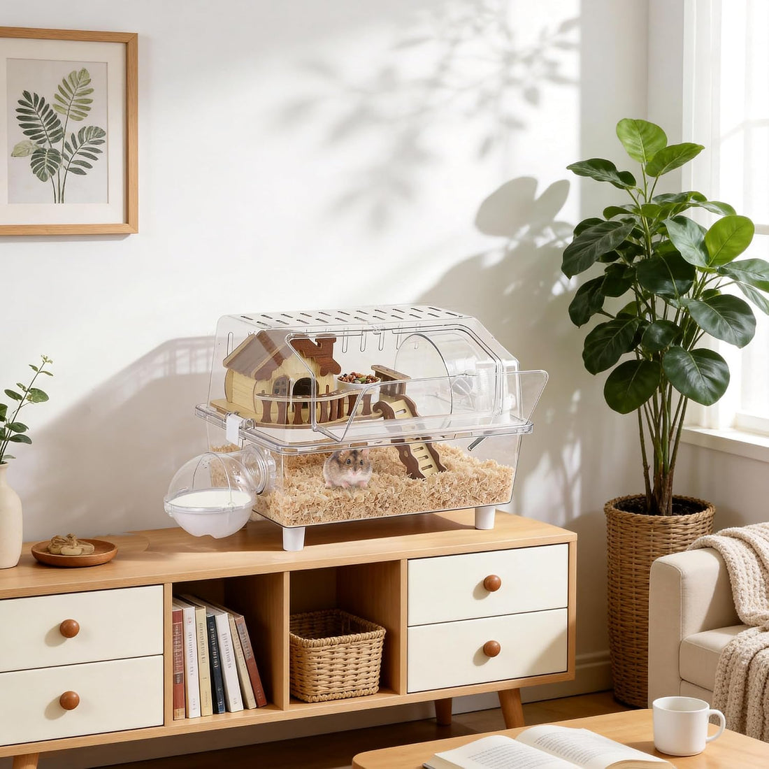 8-in-1 Hamster Cage Kit, 16 x 11 x 11.8 in