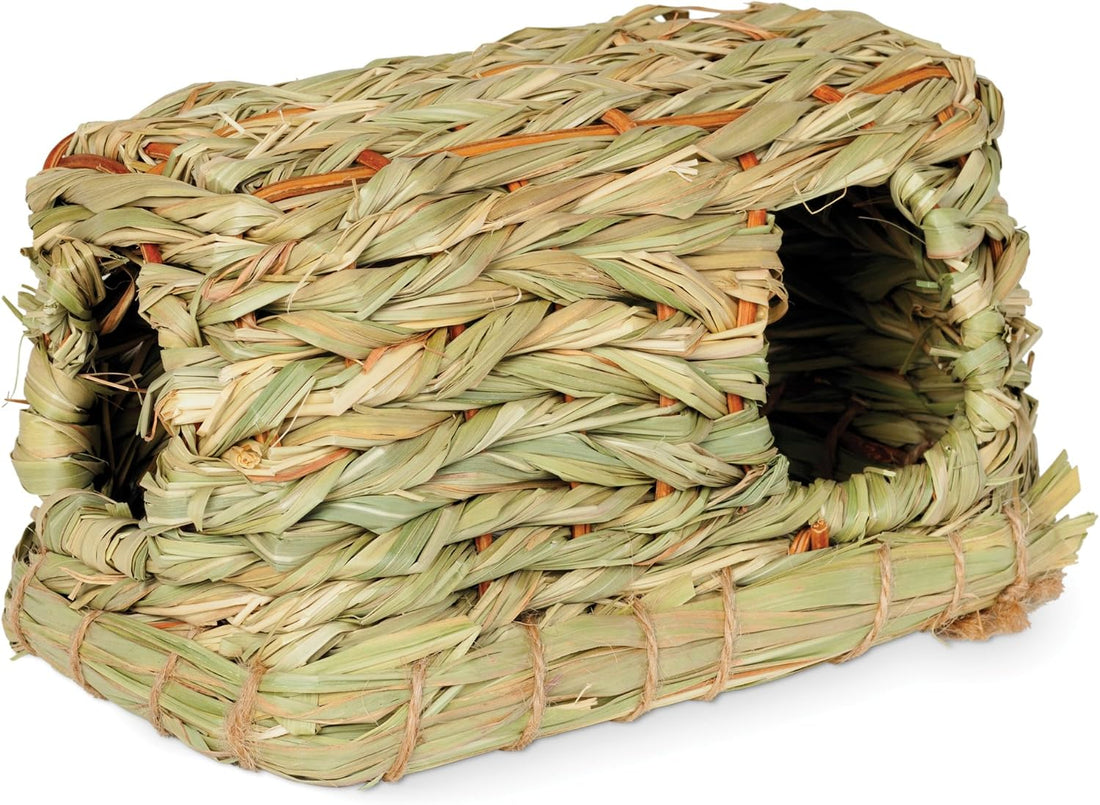 Prevue Pet Products Nature's Hideaway Grass Hut Small Animal Toy