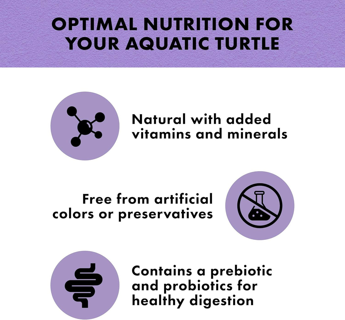 Zilla Pet Aquatic Turtle Sticks, Floating Turtle Food, 4.5 Oz