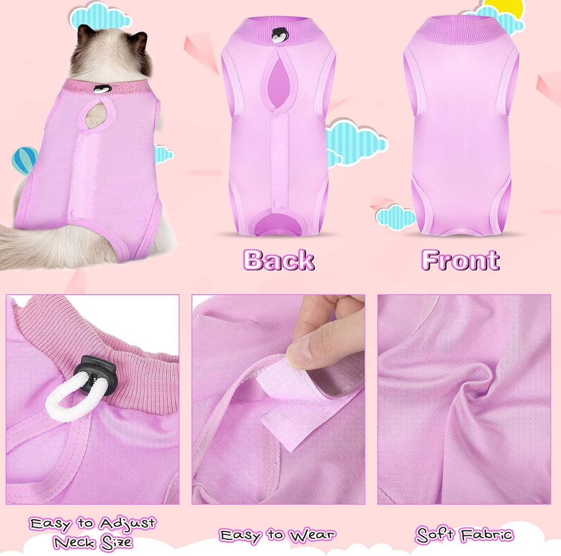 Nuanchu 3 Pcs Cat Recovery Suit