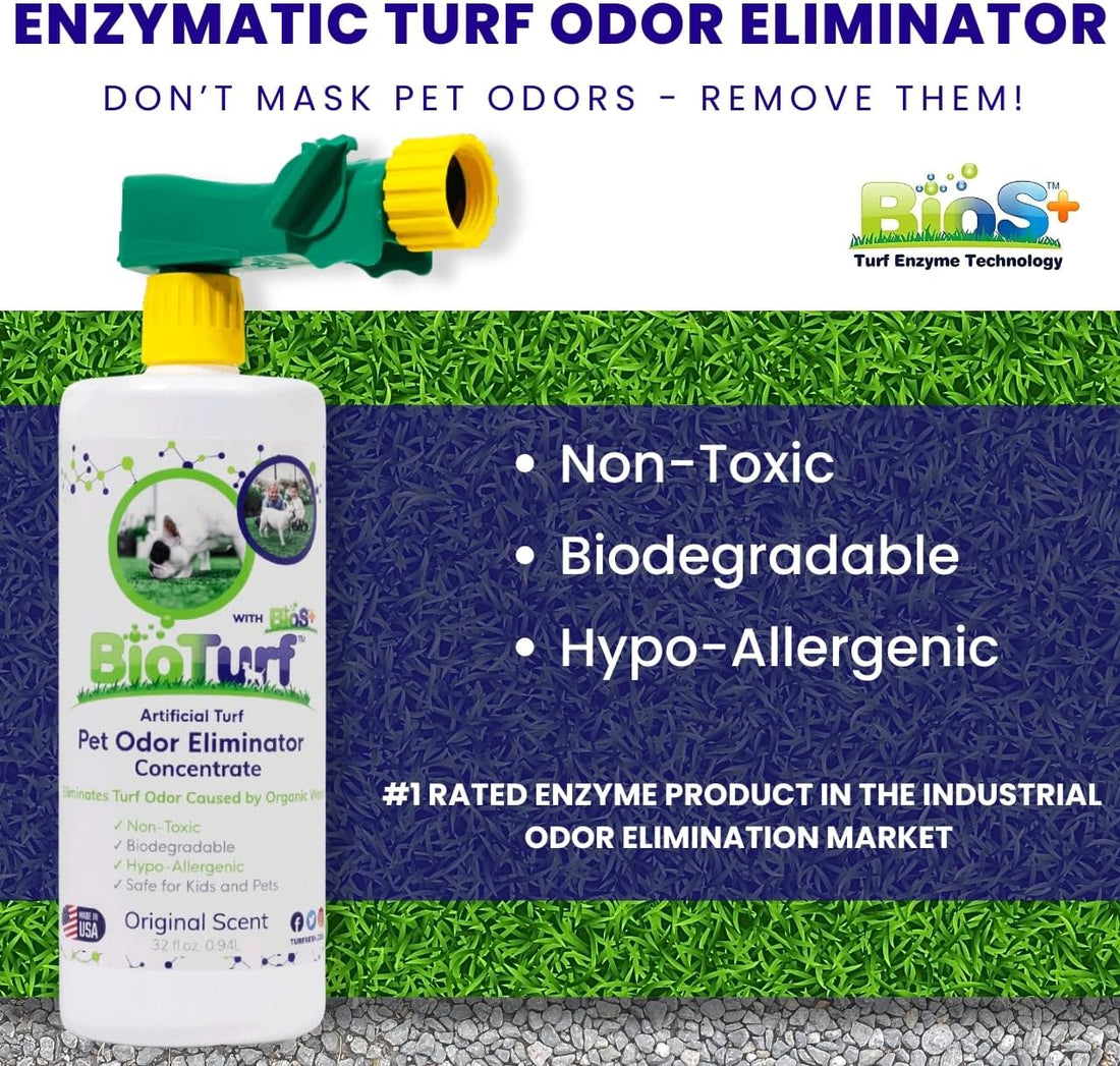 BioTurf BioS+ Odor Eliminator Concentrate 32oz Bottle