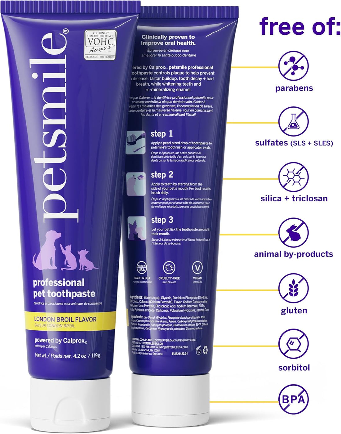 Petsmile Pet Teeth Brushing Kit, Toothpaste + Brush