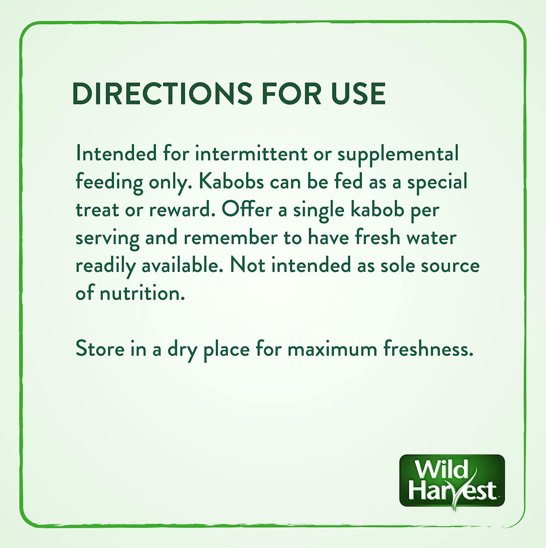 Wild Harvest Fruit Kabobs Bird Treat, 6 Count