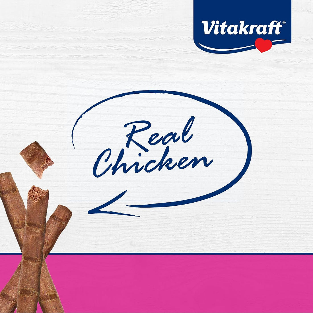 Vitakraft PurrSticks Cat Treat, Chicken Recipe, 6 Count