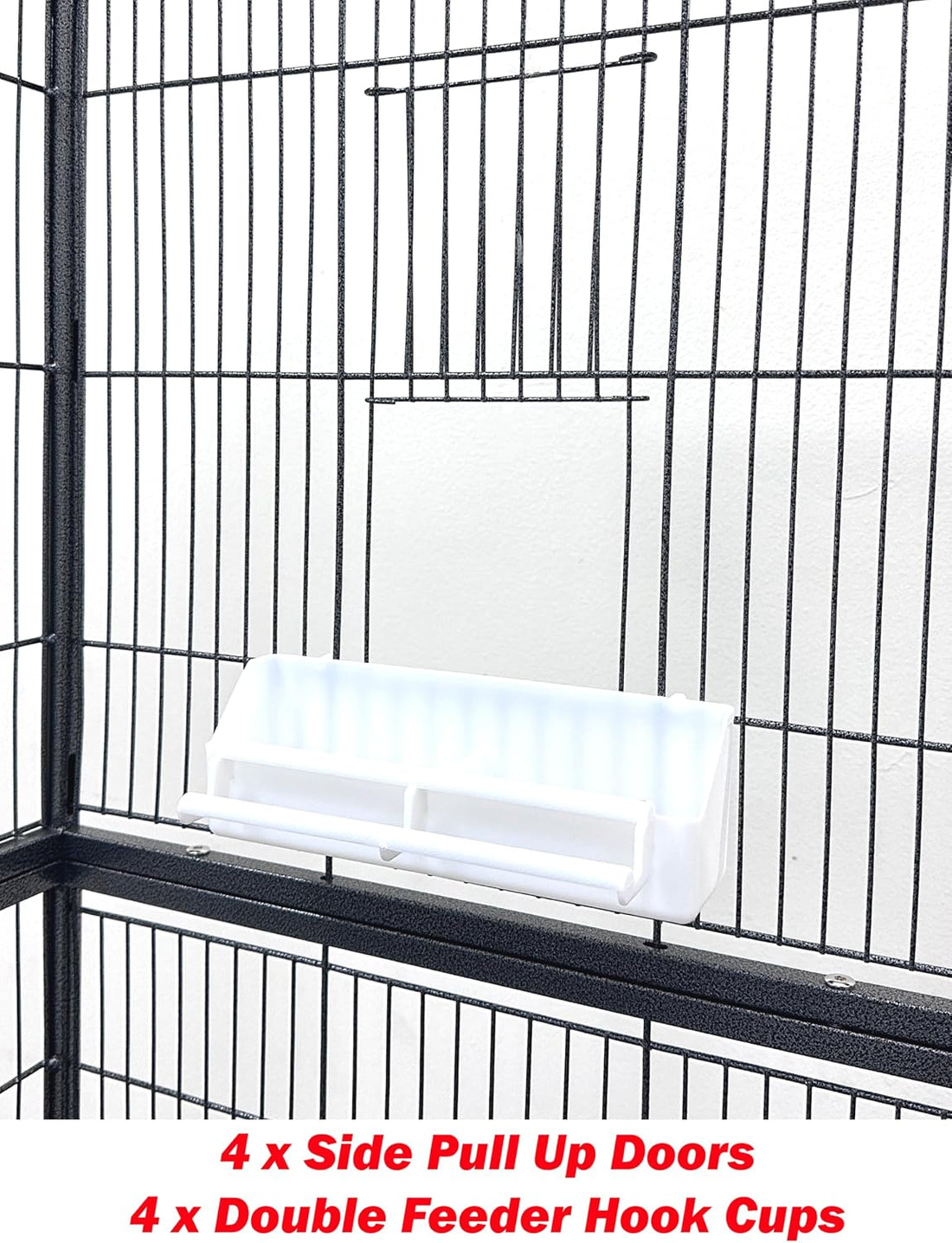X-Large Sturdy Wrought Iron Breeding Flights Canary Parakeet