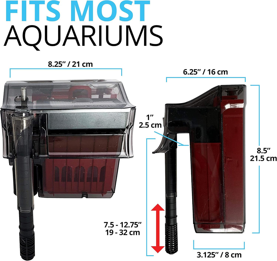 Fluval C4 Power Filter, Fish Tank Filter for Aquariums up to 70 Gal.