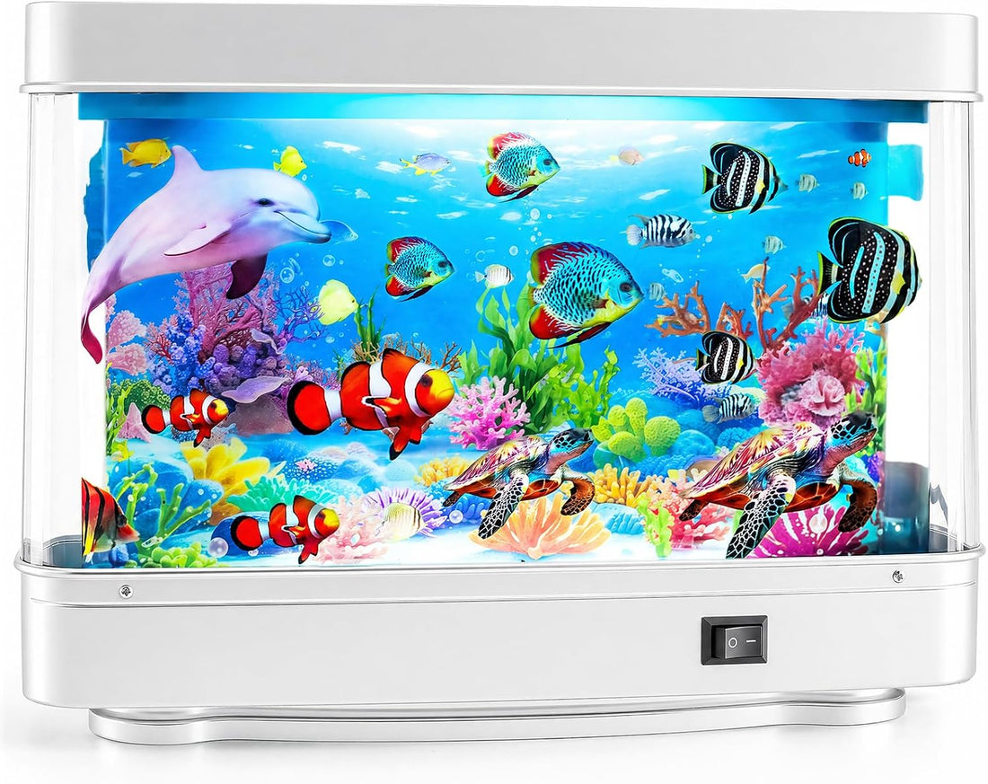 Frutiger Aero Fish Lamp Aquarium Lamp