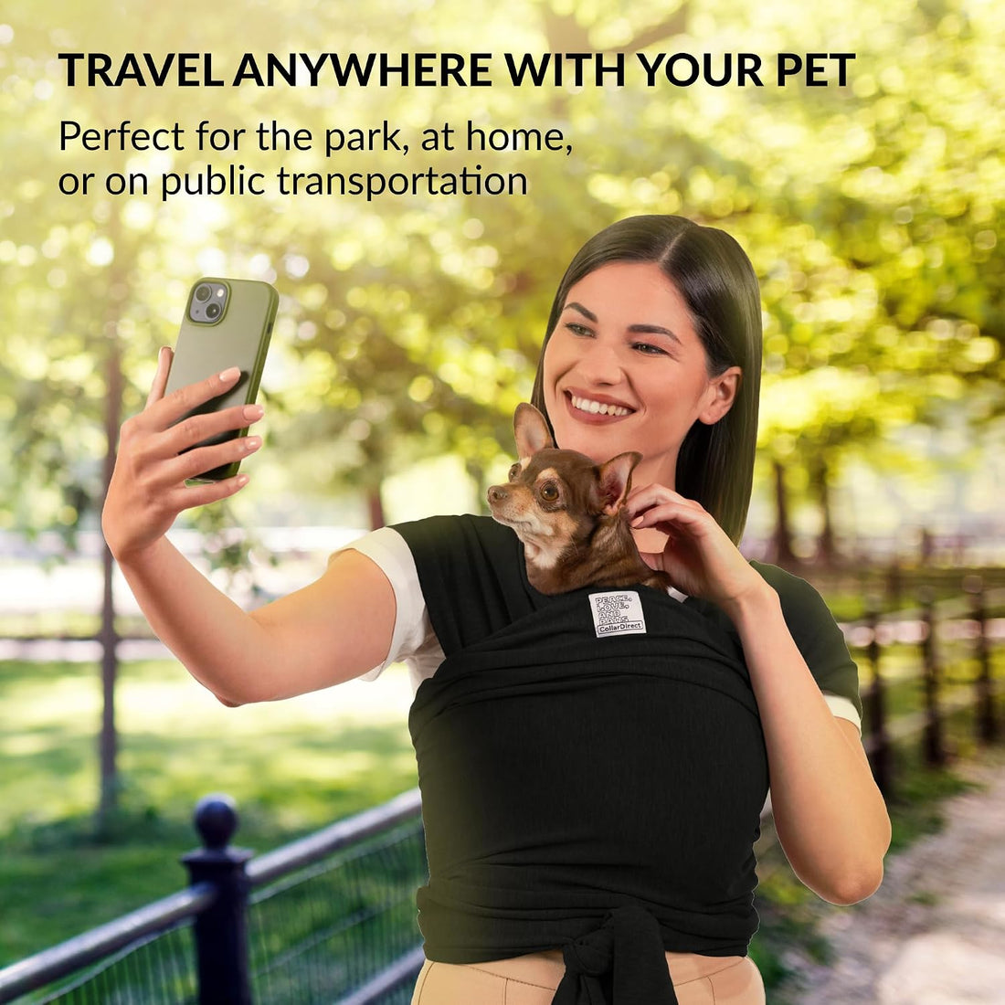 Cat Sling Carrier, Anti-Anxiety, Senior Pet Pouch
