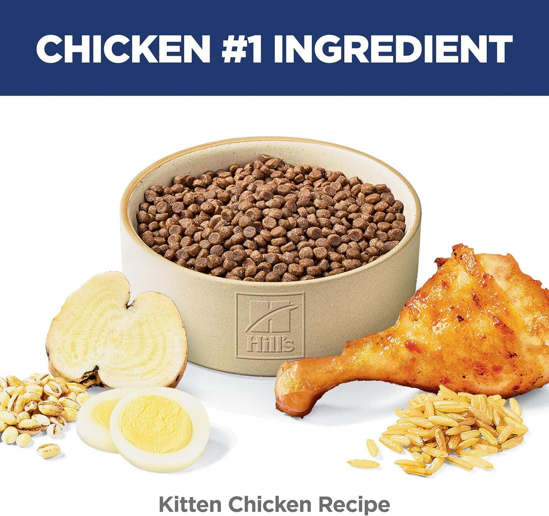 Hill's Science Diet Kitten Dry Cat Food, Chicken, 7 lb. Bag