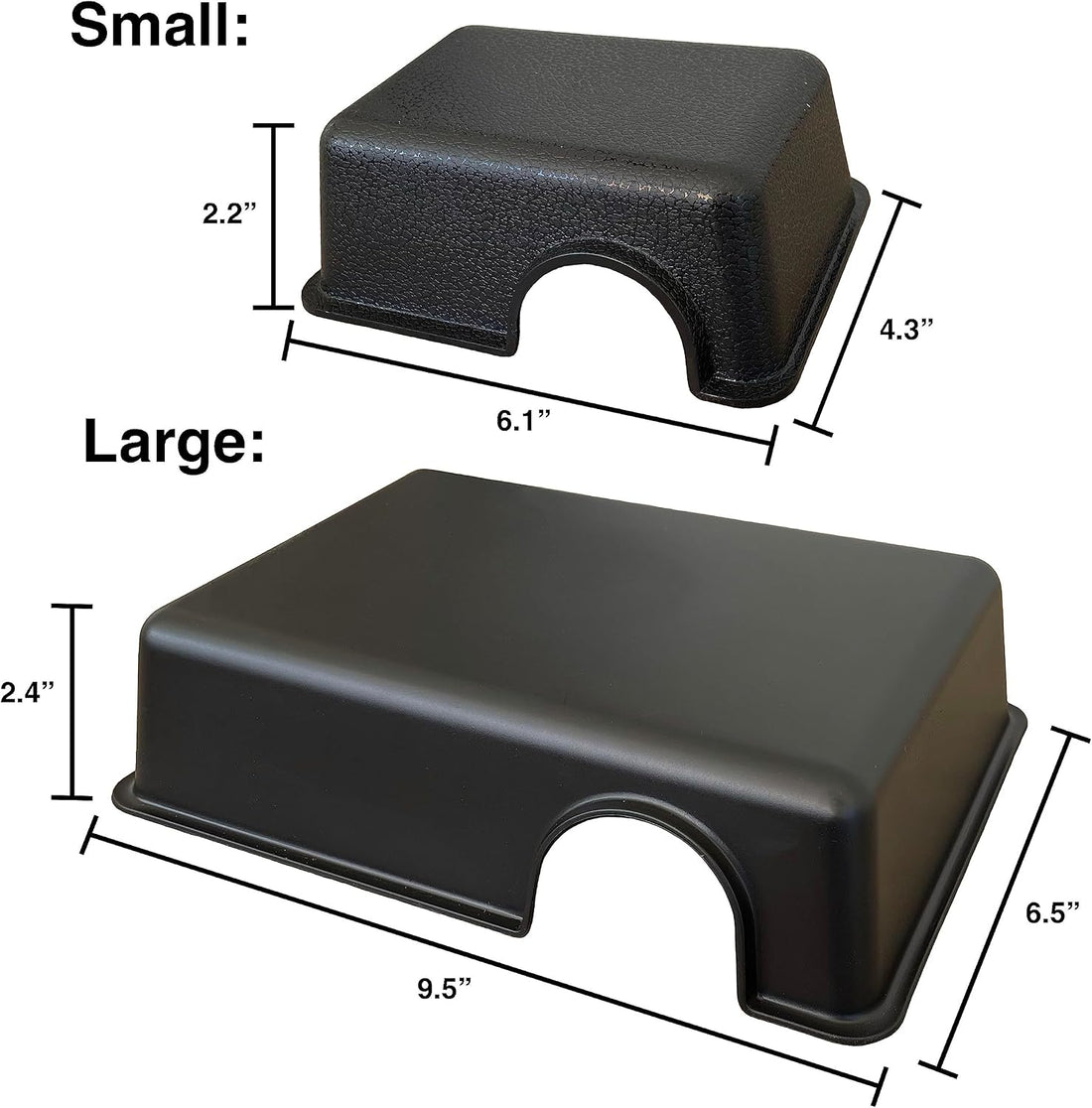 Plastic Reptile Hide Box for Leopard Geckos, Snakes, Lizards
