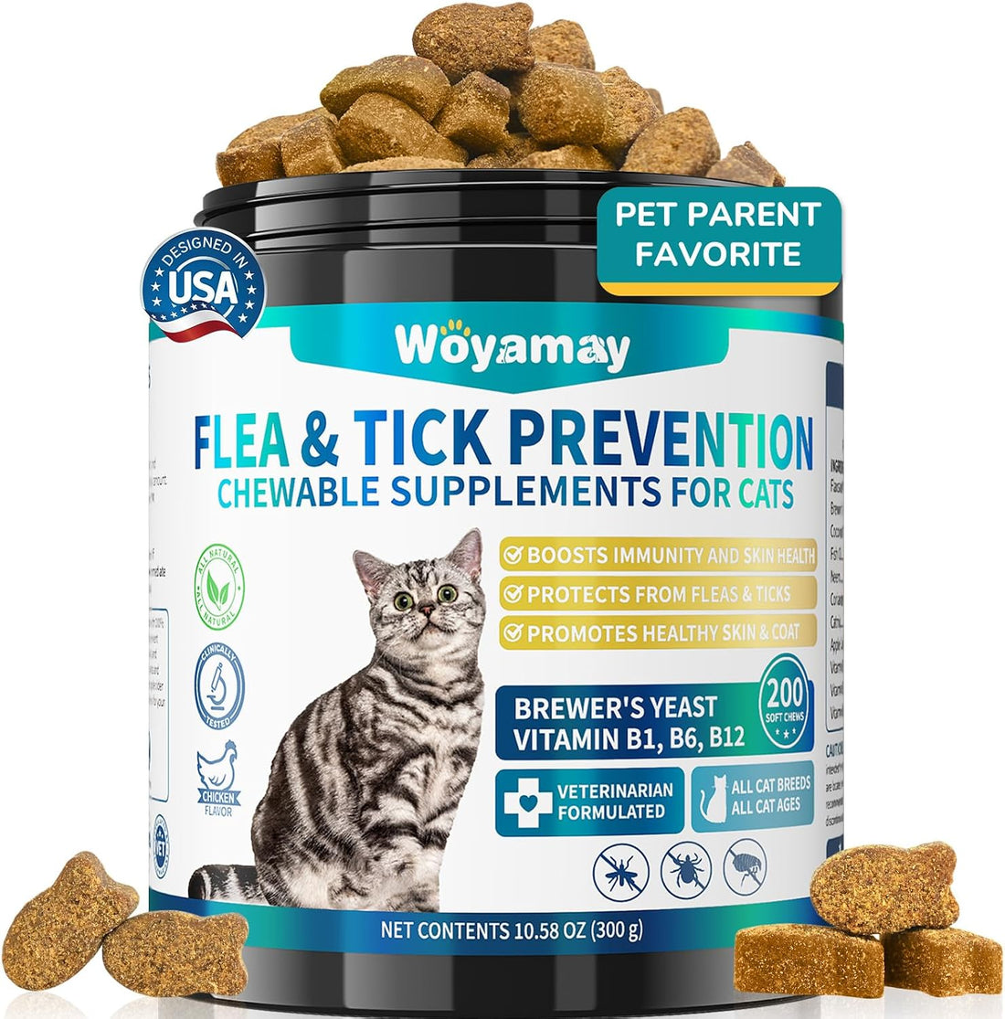 Woyamay Flea Treatment for Cats