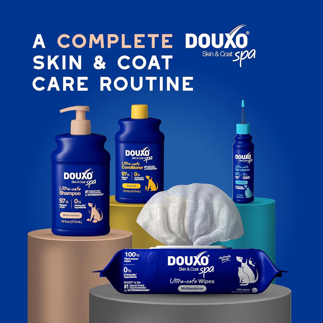 DOUXO SPA Shed Control Dog Shampoo, 16 fl oz