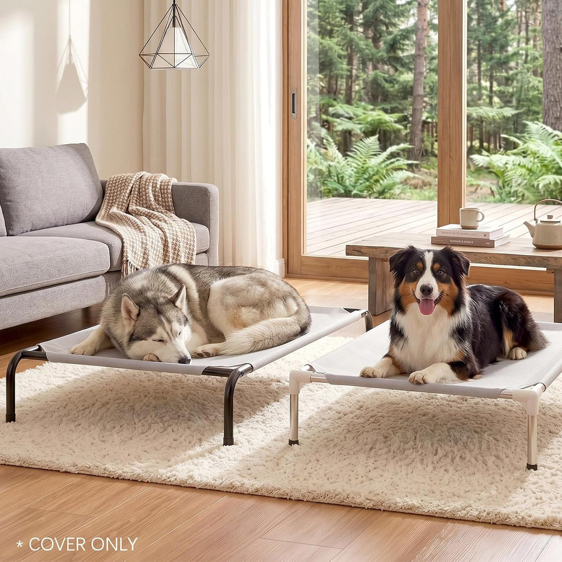 1 Pc Elevated Dog Bed Replacement Cover Dog Cot Cover Only
