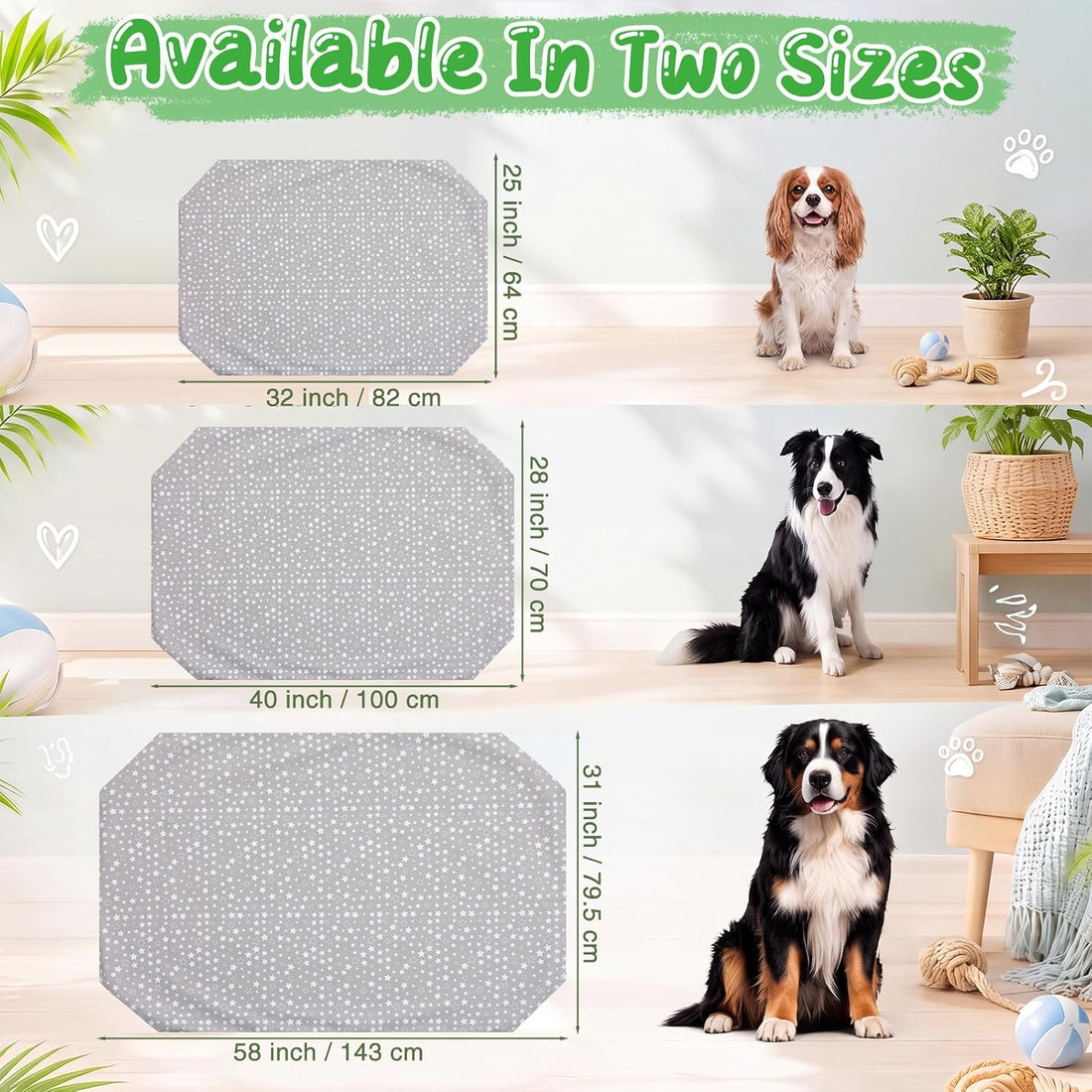 Dog Bed Cot Pad for Elevated Dogs Cot & Crate 40x28 Inch, Only Cover