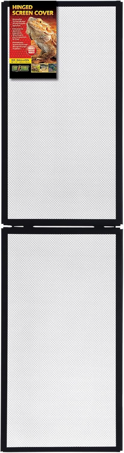 Exo Terra Hinged Terrarium Screen Cover, 60 Breeder/75 Gallon
