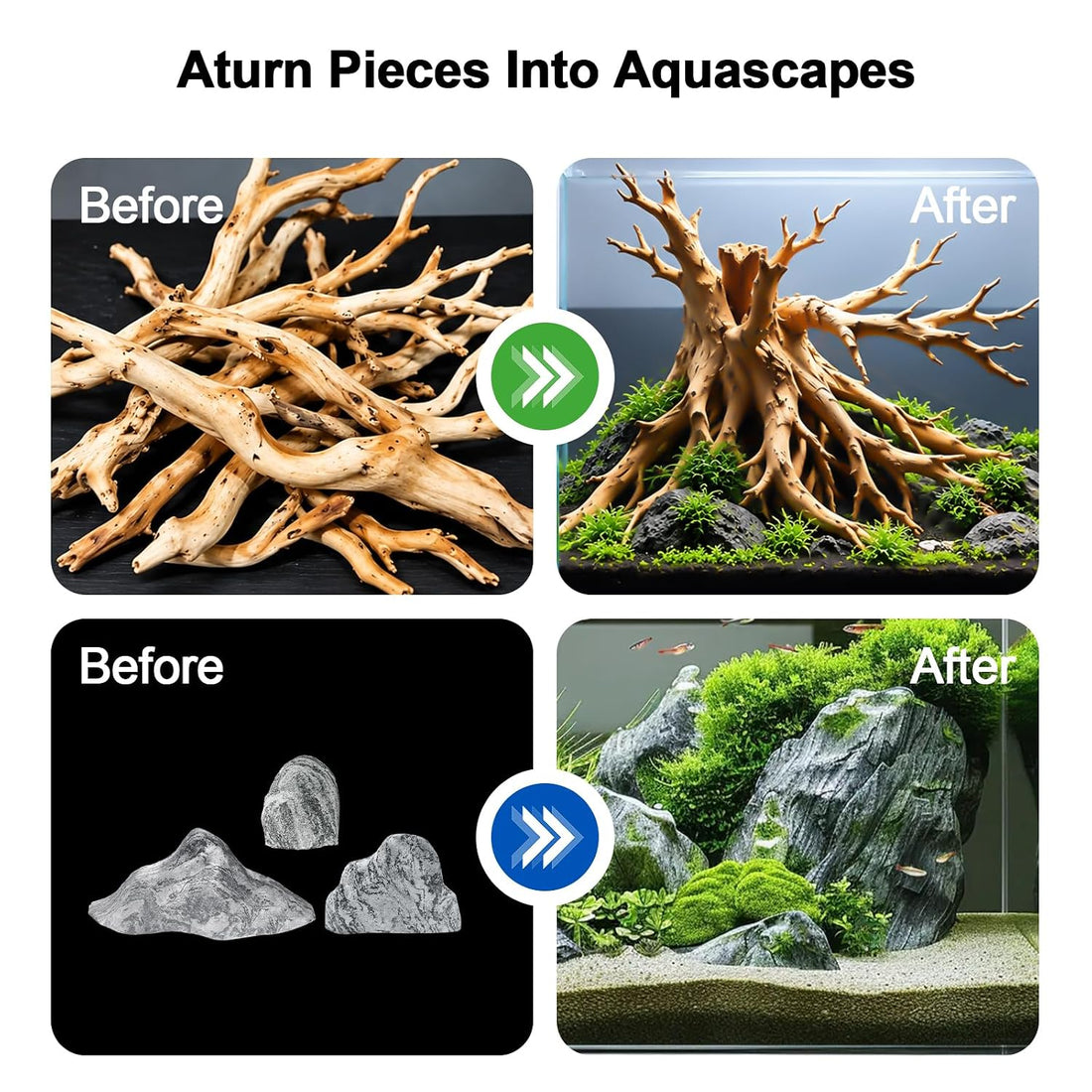 FZONE Aquarium Glue,Liquid Glue for Aquascaping Rocks