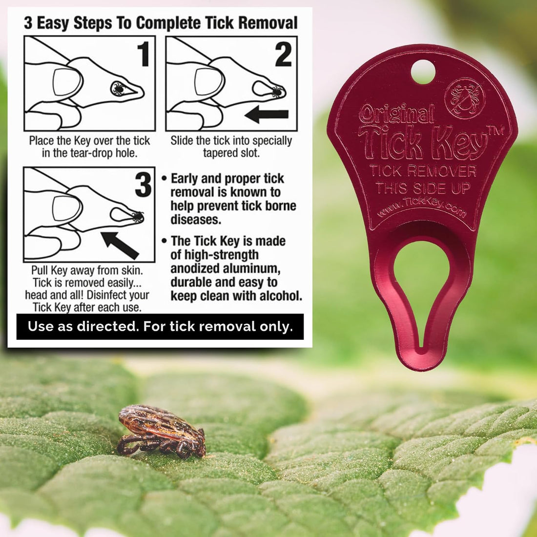 The Original Tick Key Tick Removal Device